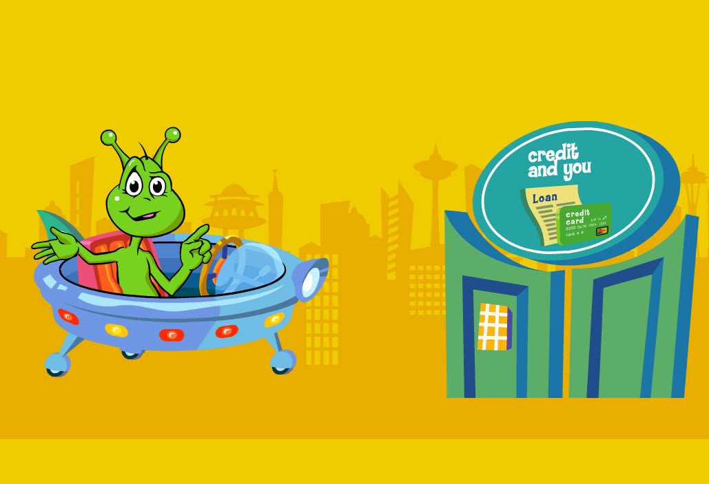 zing the alien and a credit and you sign